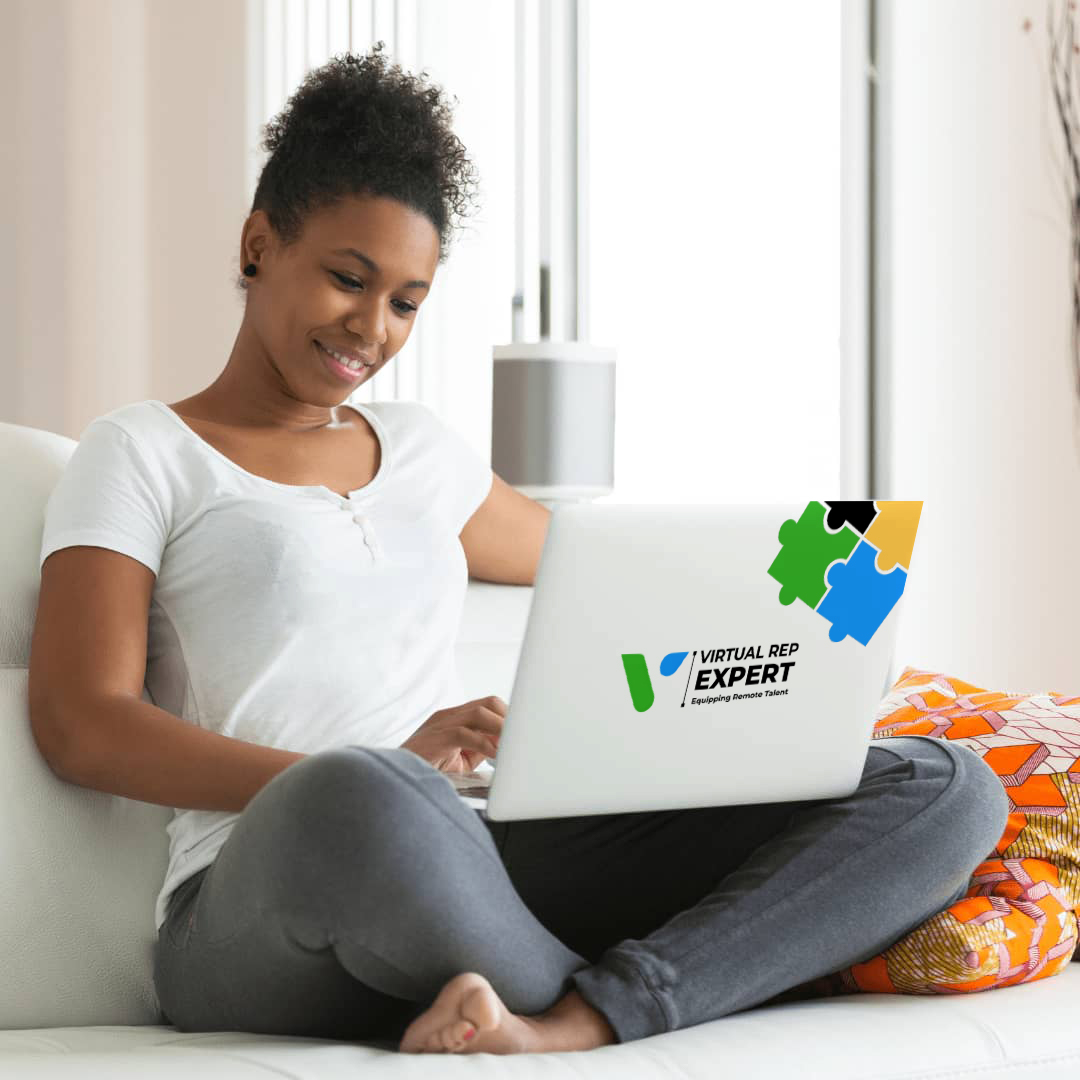 A Virtual Rep Experts student learning remotely